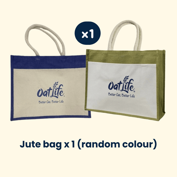 [NOT FOR SALE] OatLife Jute Bag x 1 [Random Color] - OatLife