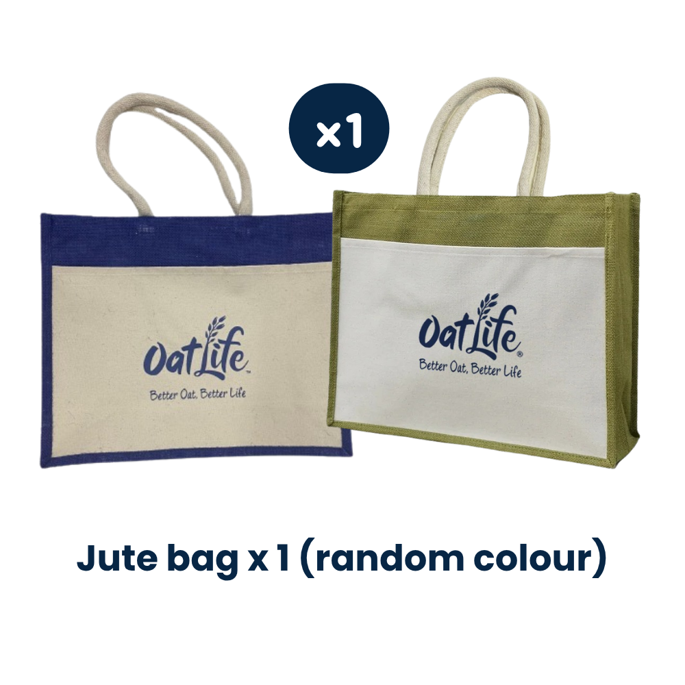 [NOT FOR SALE] OatLife Jute Bag x 1 [Random Color]
