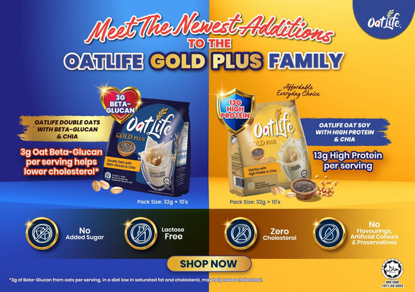 OatLife Gold Plus Oat Soy with High Protein & Chia - OatLife