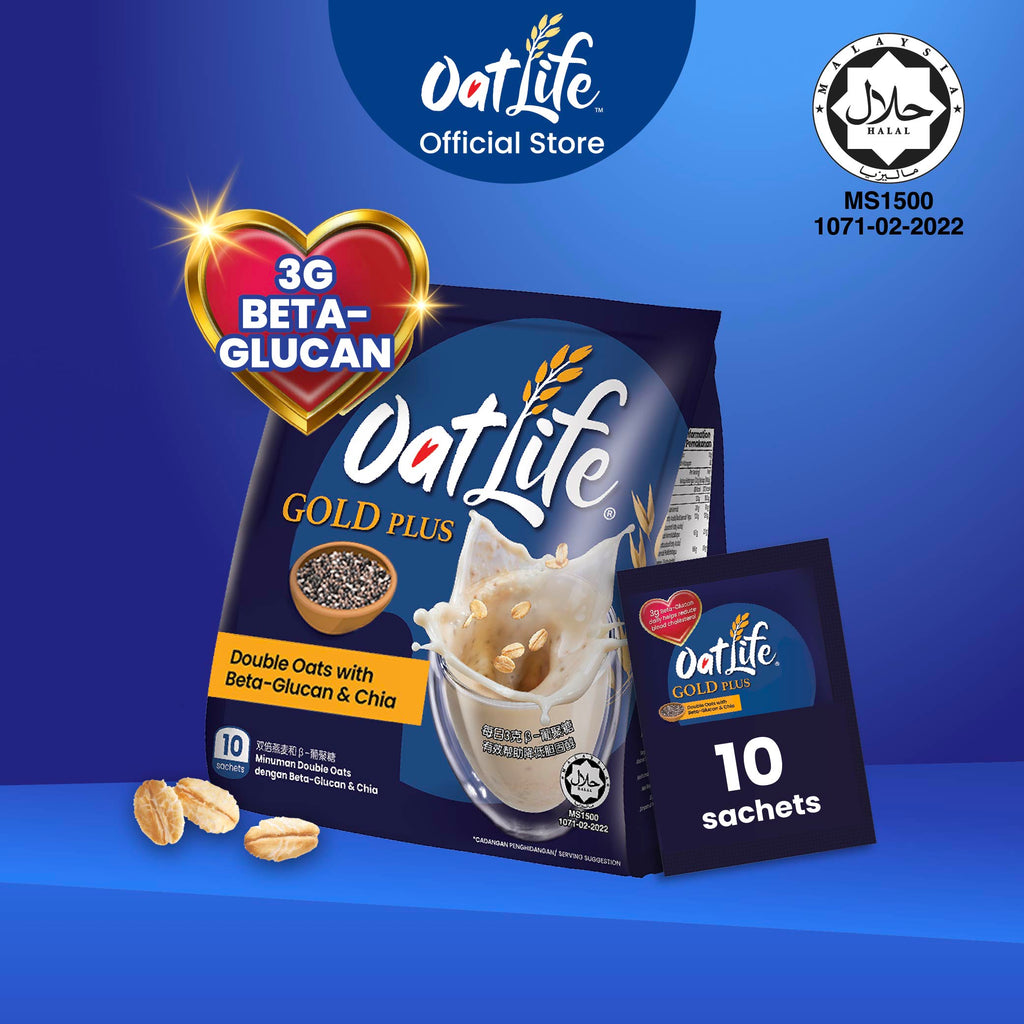 OatLife Gold Plus Double Oats with Beta-Glucan & Chia