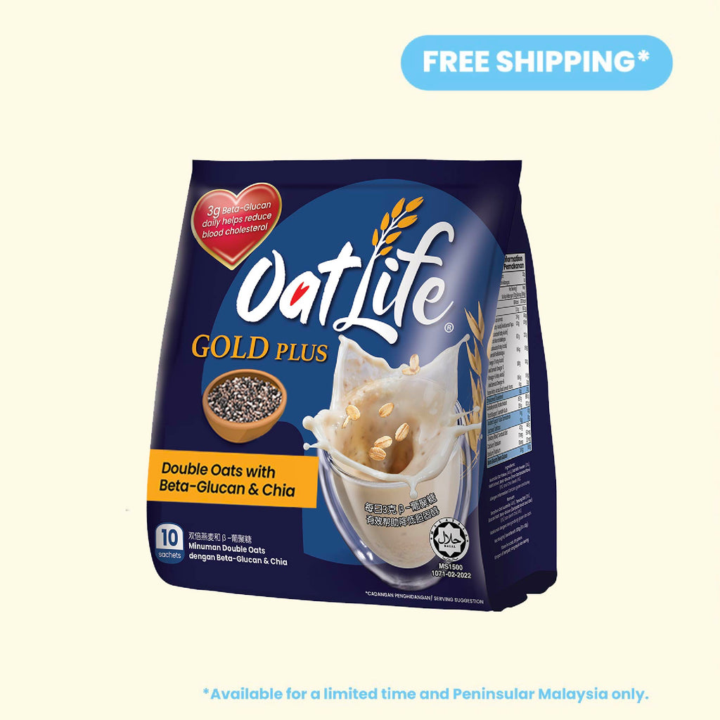 Qiqi House x OatLife Gold Plus Double Oats with Beta-Glucan & Chia