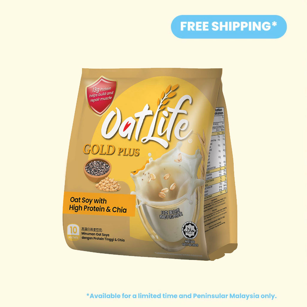 Qiqi House x OatLife Gold Plus Oat Soy with High Protein & Chia