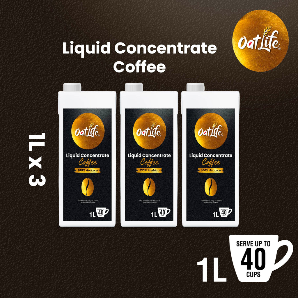 OatLife Liquid Concentrate Coffee [1L x 3] - OatLife
