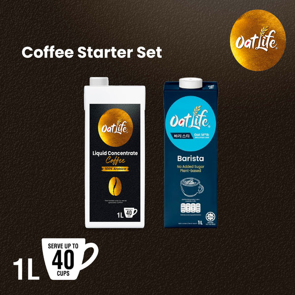 OatLife Coffee Starter Set [Liquid Concentrate Coffee 1L + OatLife Oat Milk Barista 1L] - OatLife