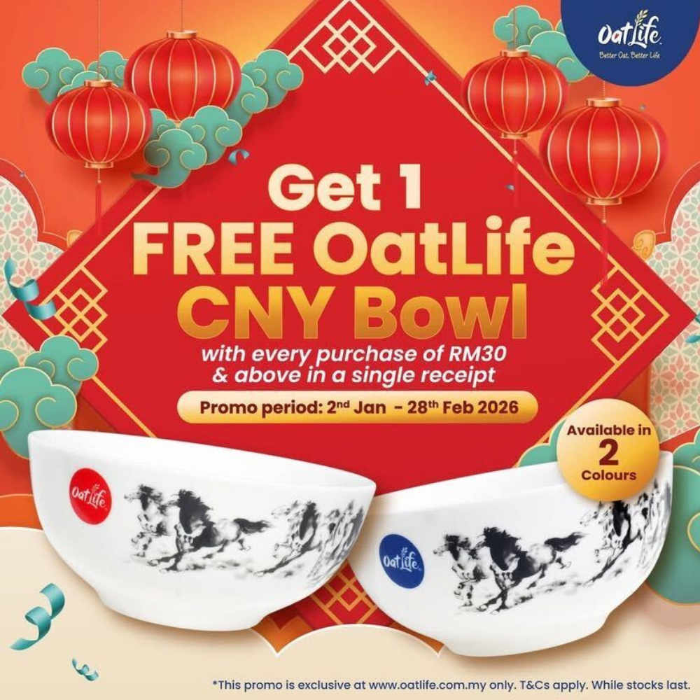 OATLIFE CNY BOWL [Random Color] - OatLife