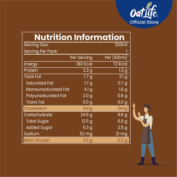 OatLife Chocolate Oat Milk (250ml x 3) - OatLife