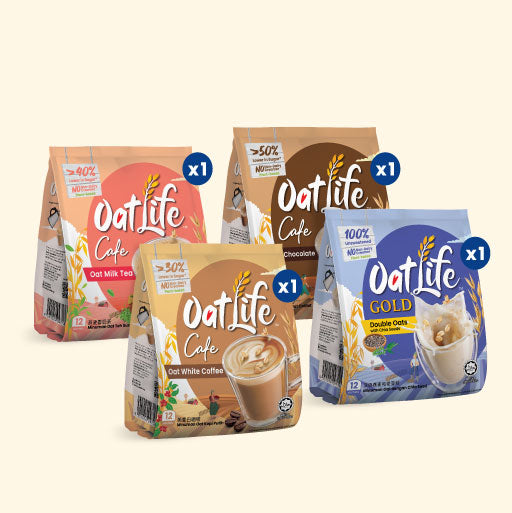 OatLife Oat Milk Variety of 4 Bundle